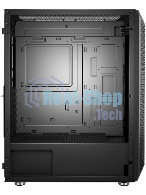 Компьютерный корпус Bloody BD-CC115 черный без БП ATX 8x120мм 1xUSB 2.0 1xUSB 3.0 audio bott PSU