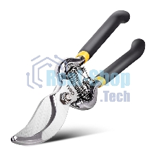 Секатор Deli DL2778 Размер 210 мм. Макс диаметр резки 10 мм. Сталь 55С. Термообработанная поверхность. Ручка из ПВХ.