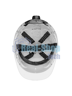 Каска защитная ударопрочная Denzel ABS/PC, плавная регулировка, модель 