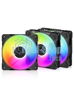 Вентилятор корпусной ARCTIC P12 Pro Reverse A-RGB - 3 Pack - retail (ACFAN00333A) 