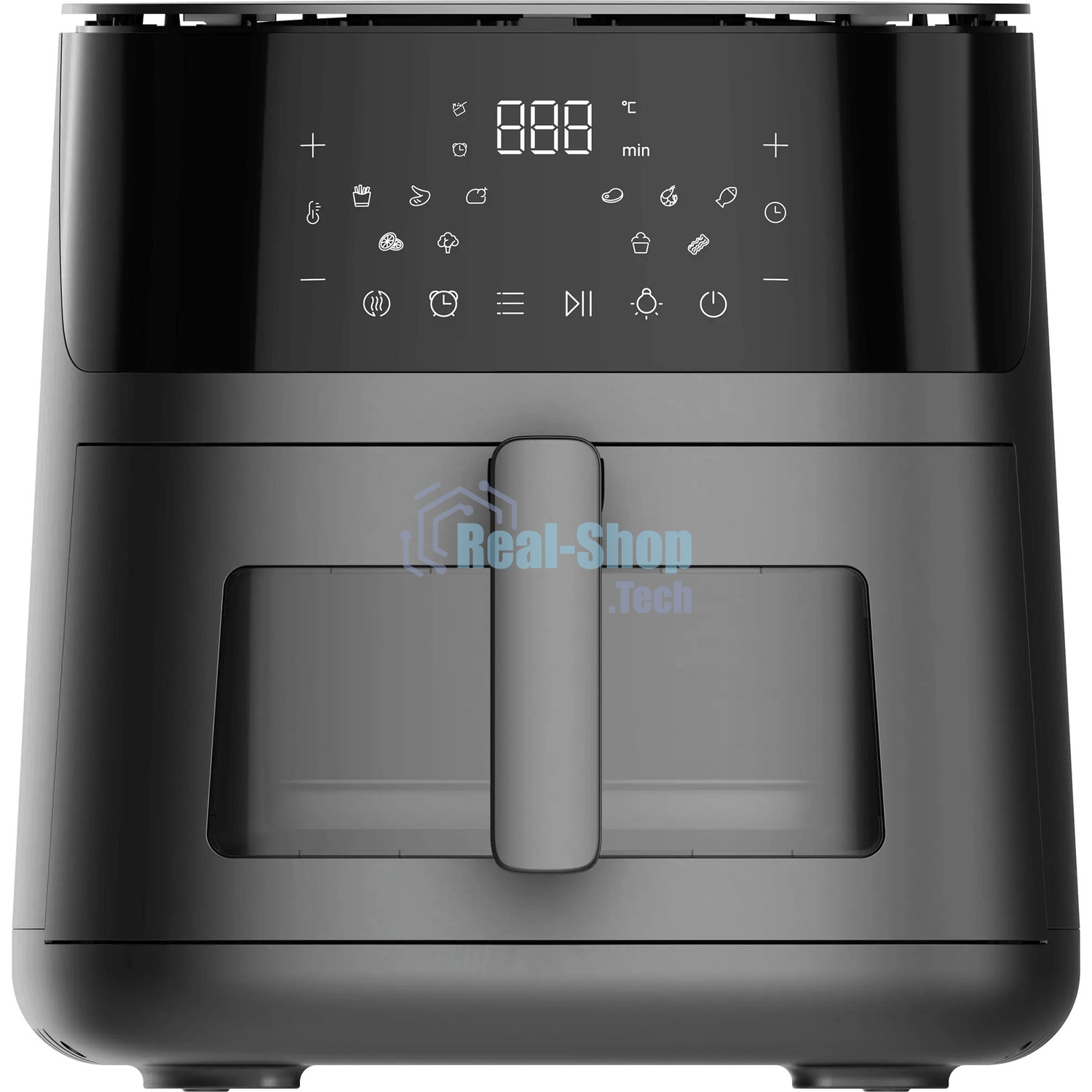 Аэрогриль Haier HAF-700 черный, 2300 Вт, 7 л, сенсор, 10 программ