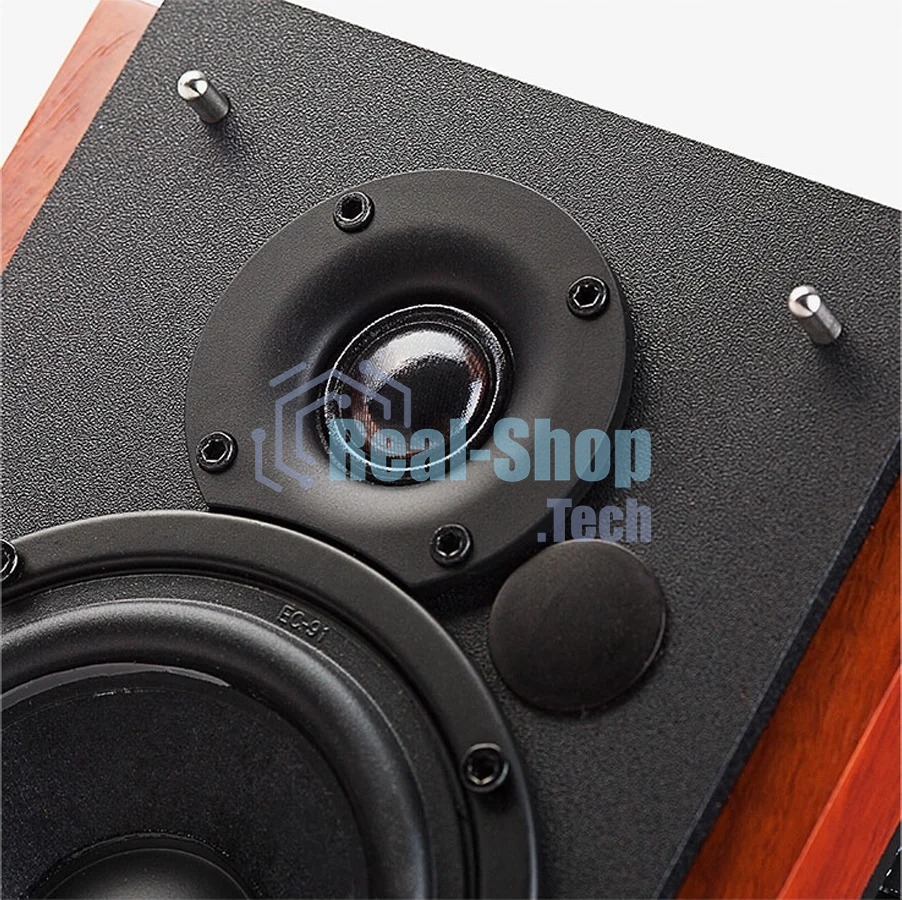 Колонки Edifier R1700 ВТ 2.0 Активные, 2 x 33W RMS, 85 дБА, дерево, беспроводной пульт ДУ