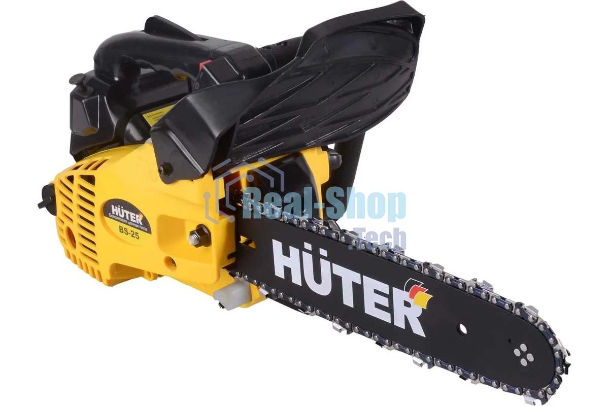 Бензопила Huter BS-25 70/6/5 800 Вт, 25 см3, бак 0,31 л, антивиб. система, шина 300см/12