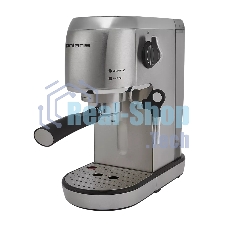 Кофеварка эспрессо Polaris PCM 2001AE нержавеющая сталь, исп. кофе - молотый, 1.5 л, 1400 Вт, 20 бар