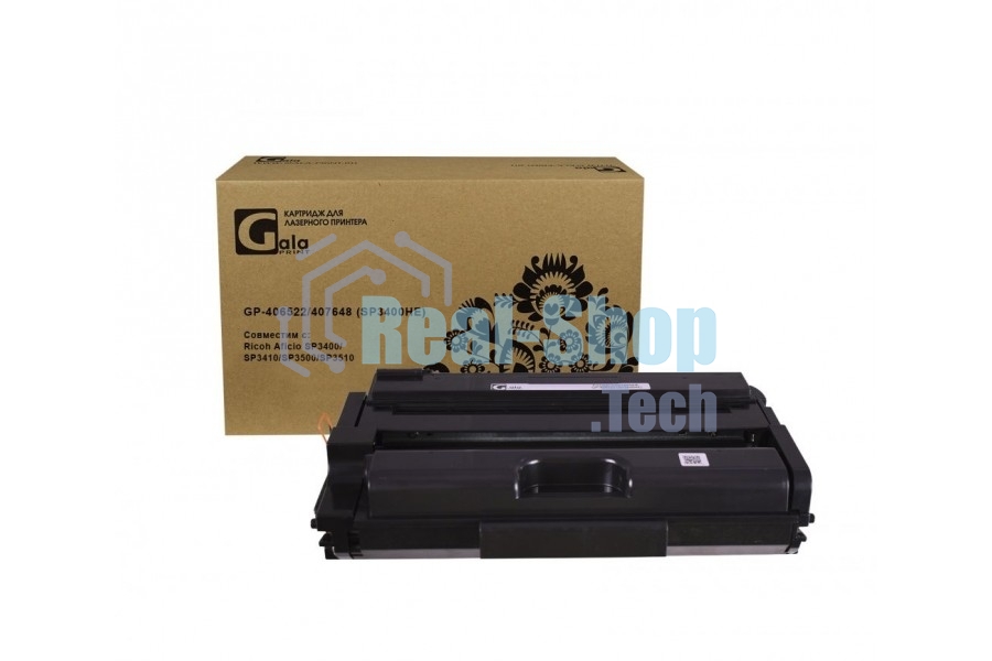 Картридж GalaPrint GP-406522/407648 (SP3400HE) черный (5000 стр.) для Ricoh Aficio SP3400/SP3410/SP3500/SP3510