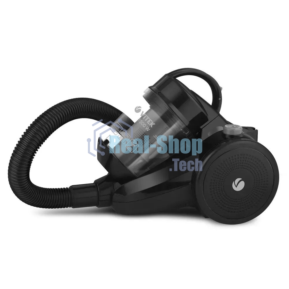 Пылесос Vitek Midnight VT-1839 (MC) черный, 200/1200 Вт, уборка сухая, пылесборник контейнер 1.5 л