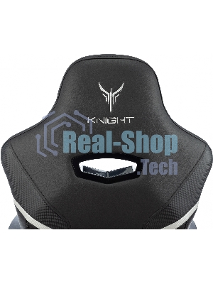 Кресло Knight Thunder 5X черный, экокожа, 120 кг, механизм качания