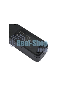 Сетевой фильтр Гарнизон 2.0 Мультипорт EPS-4-U3-B-2, 4 р, 10А, 3xUSB, 2 м, ур.защиты 2+, черный, пакет