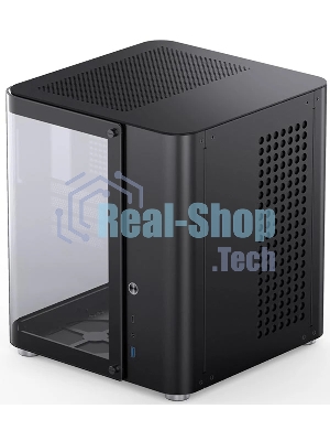 Корпус без блока питания Корпус JONSBO TK-1 Black 2.0 MATX без БП, mini-ITX, micro-ATX, черный