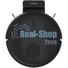 Робот-пылесос Red Solution RV-RL6100S черный, 2600 мAч Li-Ion, уборка влажная/сухая, пылесборник контейнер 0,3 л
