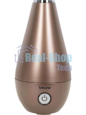 Увлажнитель воздуха Beurer LB37 золотистый (toffee), 20 м², 2 л, ультразвуковой, 2 режима интенсивности, ароматизация, ночной режим, автоотключение