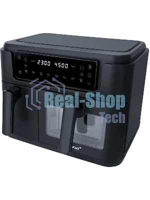 Аэрофритюрница Steba HF 9501 DUO черный, 2400 Вт, 9,5 л, сенсор, 10 программ