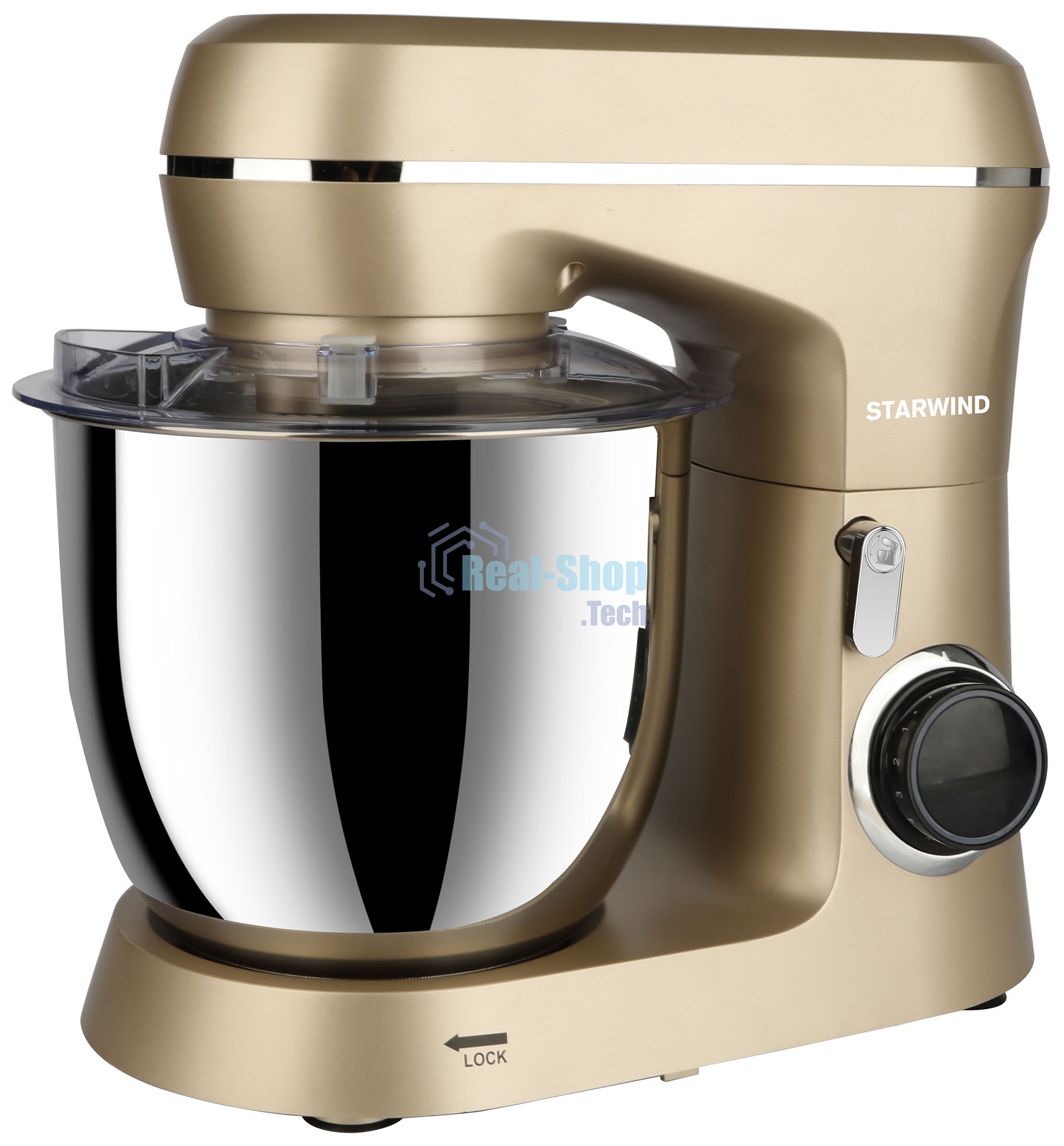 Миксер планетарный Starwind SPM6163 1300Вт золотистый