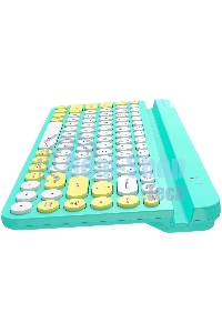 Клавиатура беспроводная A4Tech Fstyler FBK30, USB, Bluetooth/Радиоканал, зеленый