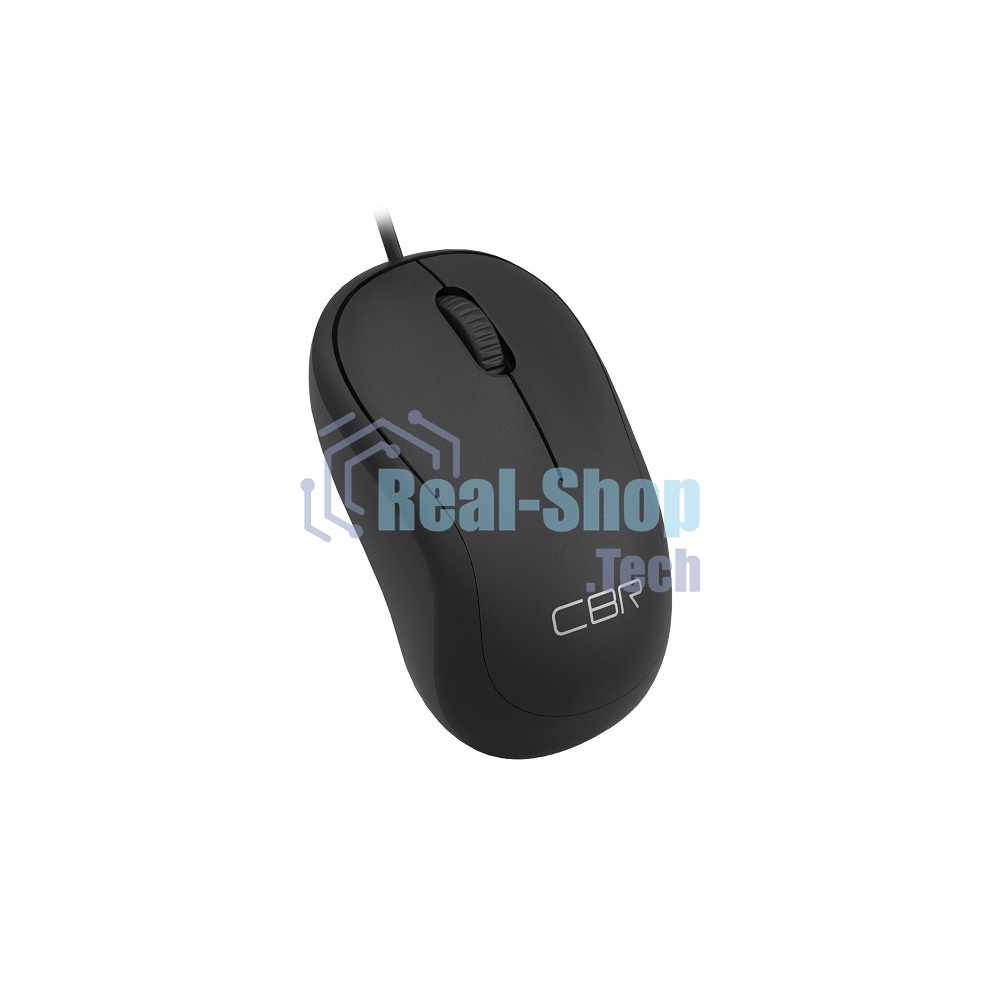 Мышь проводная CBR CM 106 черный, 1000 dpi, USB, кнопки - 3