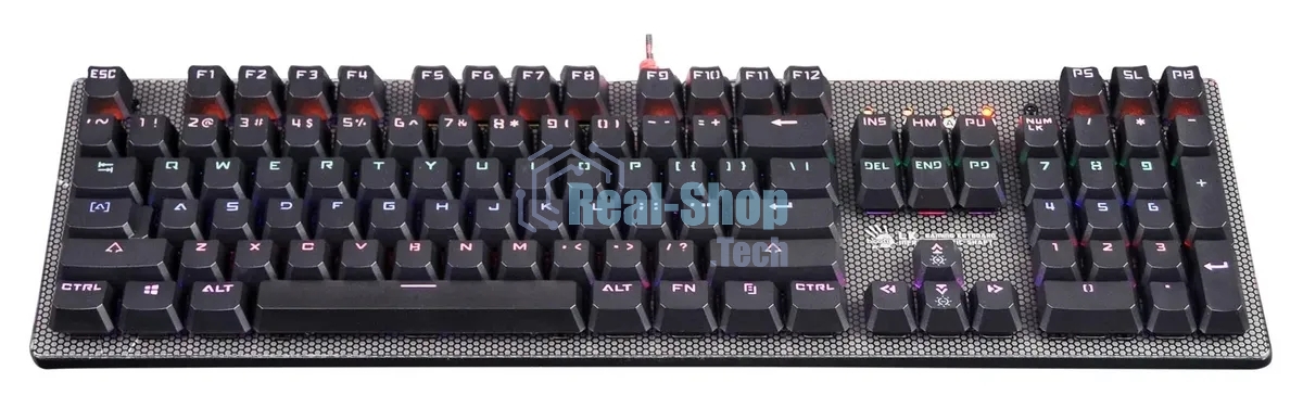 Клавиатура проводная A4Tech Bloody B810R NetBee USB черный