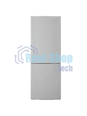 Холодильник Бирюса М6127 металлик двухкамерный 245/100л морозилка снизу