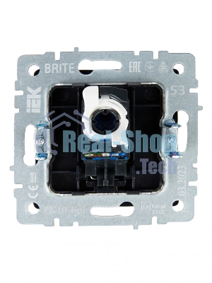 Розетка компьютерная IEK BRITE РК10-БрГ RJ45 кат.5E графит