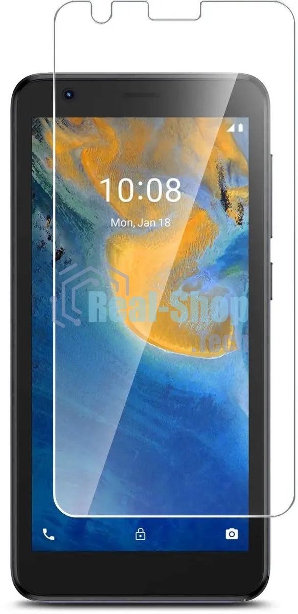 Защитное стекло для экрана BoraSCO Hybrid Glass для ZTE Blade L9 антиблик, 60 х 130 мм, 2.5D, прозрачный