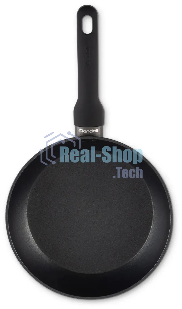 Сковорода Rondell Shell RDA-1926 круглая 26 см, покрытие: Xylan Plus ручка несъемная (без крышки) темно-серый