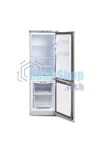 Холодильник Бирюса M418 металлик двухкамерный 125/55л морозилка снизу