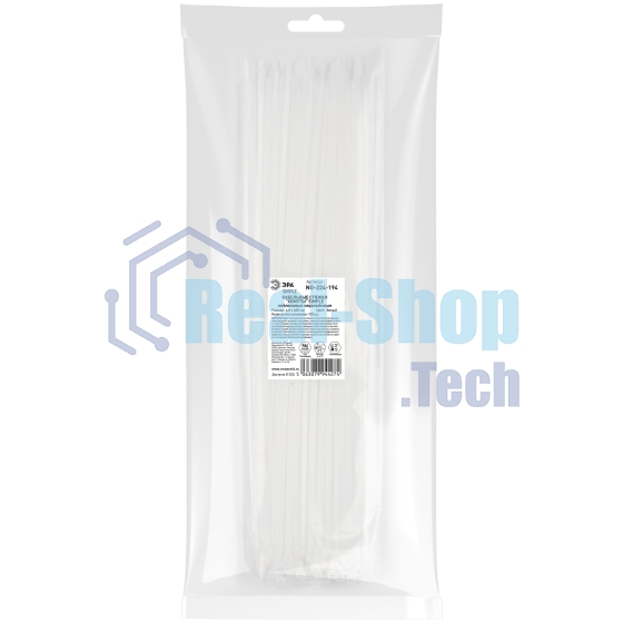 Хомут кабельный Simple 4.8х400 NO-224-194 белый (уп. 100 шт) Эра