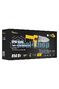 Аппарат для сварки пластиковых труб 850Вт KOLNER KPW 850C, время нагрева 1.5мин, рабочая температура 300гр, насадка 16, 20, 25, 32мм, муфтовая сварка, кабель 2м (набор осн., кейс)