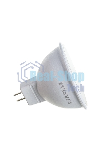 Лампа светодиодная EUROLUX LL-E-MR16-7W-230-4K-GU5.3 рефлектор