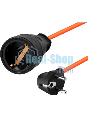 Удлинитель силовой Defender Ext2G-01-10 6А, 10 м, б/з - без рамки