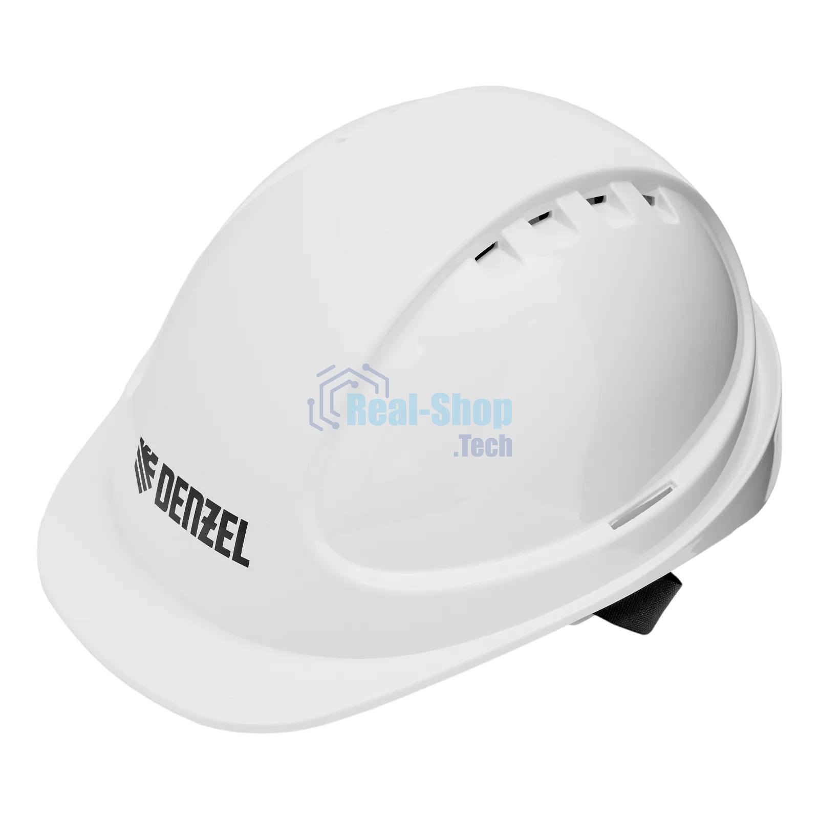 Каска защитная ударопрочная Denzel ABS/PC, плавная регулировка, модель 