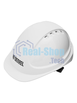 Каска защитная ударопрочная Denzel ABS/PC, плавная регулировка, модель 