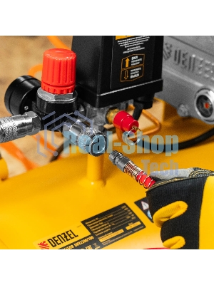 Компрессор воздушный Denzel DKV2200/100,Х-PRO (58079) 2.2 кВт, 400 л/мин, 100л