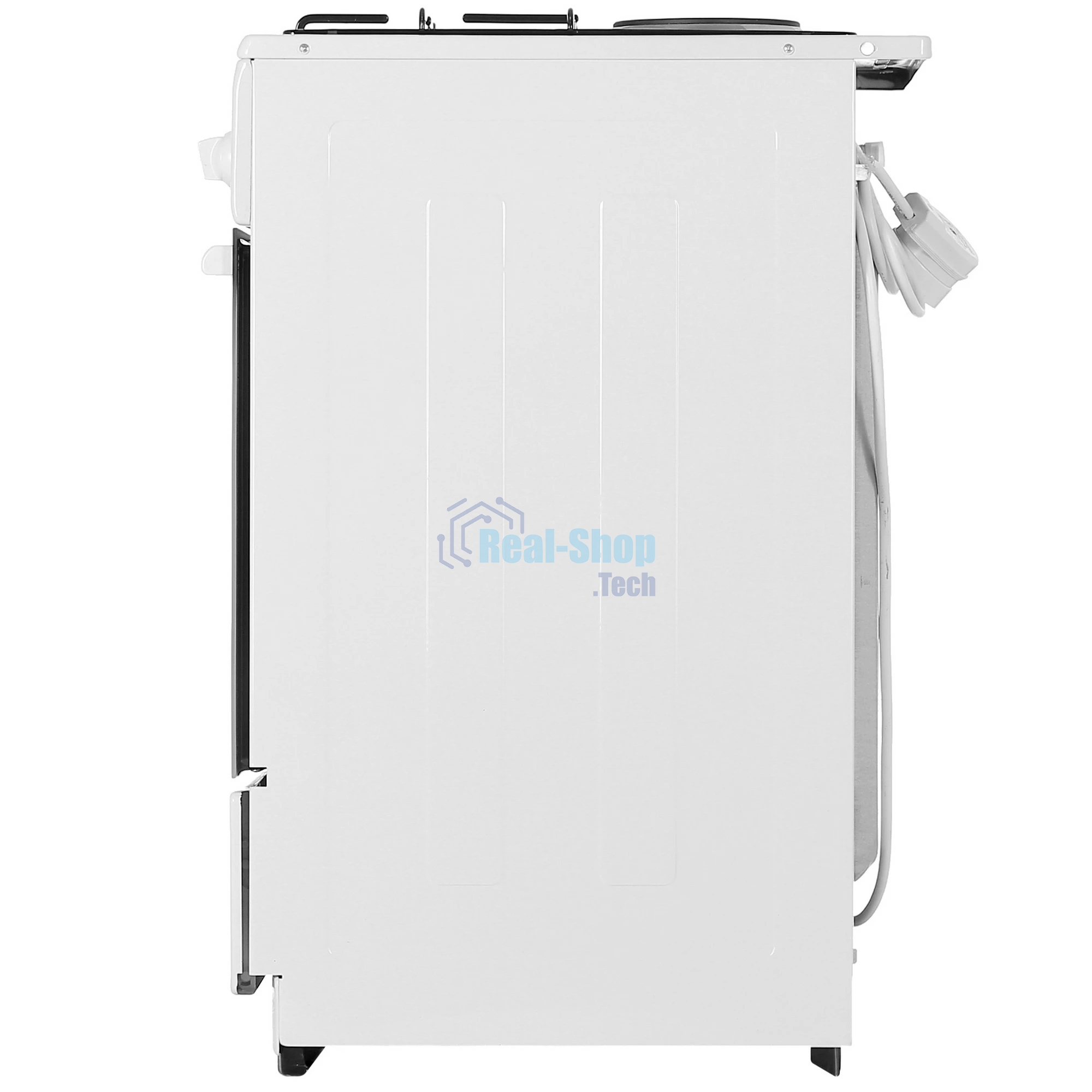 Плита комбинированная Flama RK 23-105 W белый, конфорок 4 шт, духовка 50 л, 50 см x 85 см x 60 см