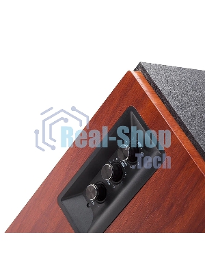 Колонки Edifier R1700 ВТ 2.0 Активные, 2 x 33W RMS, 85 дБА, дерево, беспроводной пульт ДУ