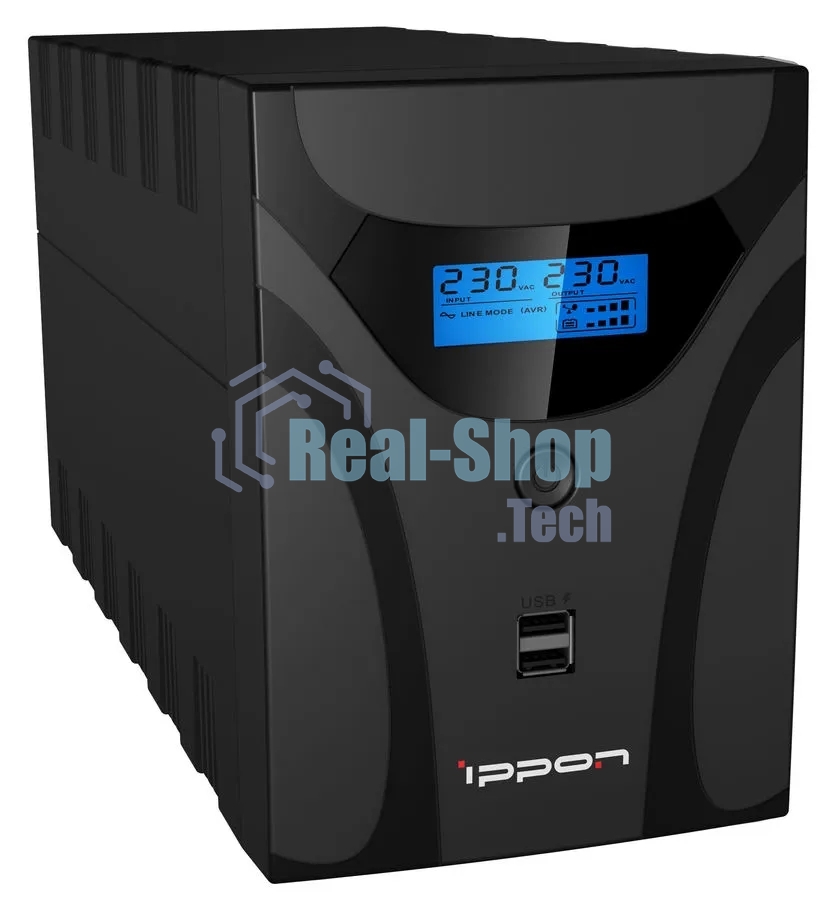 Источник бесперебойного питания Ippon Smart Power Pro II 1600 960Вт 1600ВА черный