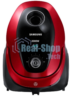 Пылесос Samsung VC20M253AWR красный, 460/2000 Вт, уборка сухая, пылесборник мешок 2.5 л