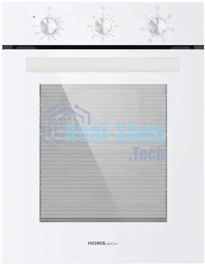 Духовой шкаф электрический встраиваемый HOMSair OEF451WH белый