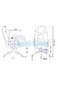 Кресло игровое Zombie 8 черный/красный, искусственная кожа, крестовина пластик