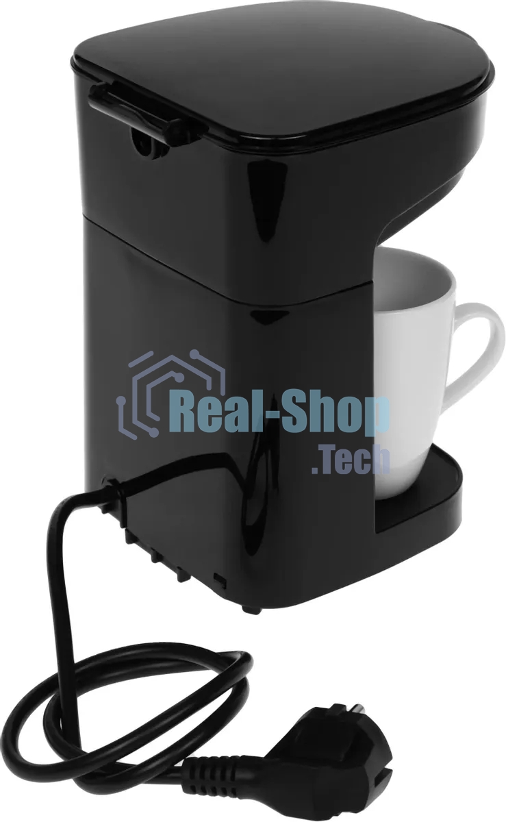 Кофеварка капельная Kitfort KT-764 черный, исп. кофе - молотый, 0.3 л, 450 Вт