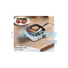 Плита настольная электрическая Atlanta ATH-1734 белый, одноконфорочная