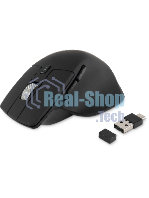 Мышь беспроводная Oklick 503MW черный, 2400 dpi, радиоканал, Bluetooth, USB, кнопки - 6