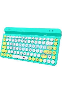 Клавиатура беспроводная A4Tech Fstyler FBK30, USB, Bluetooth/Радиоканал, зеленый