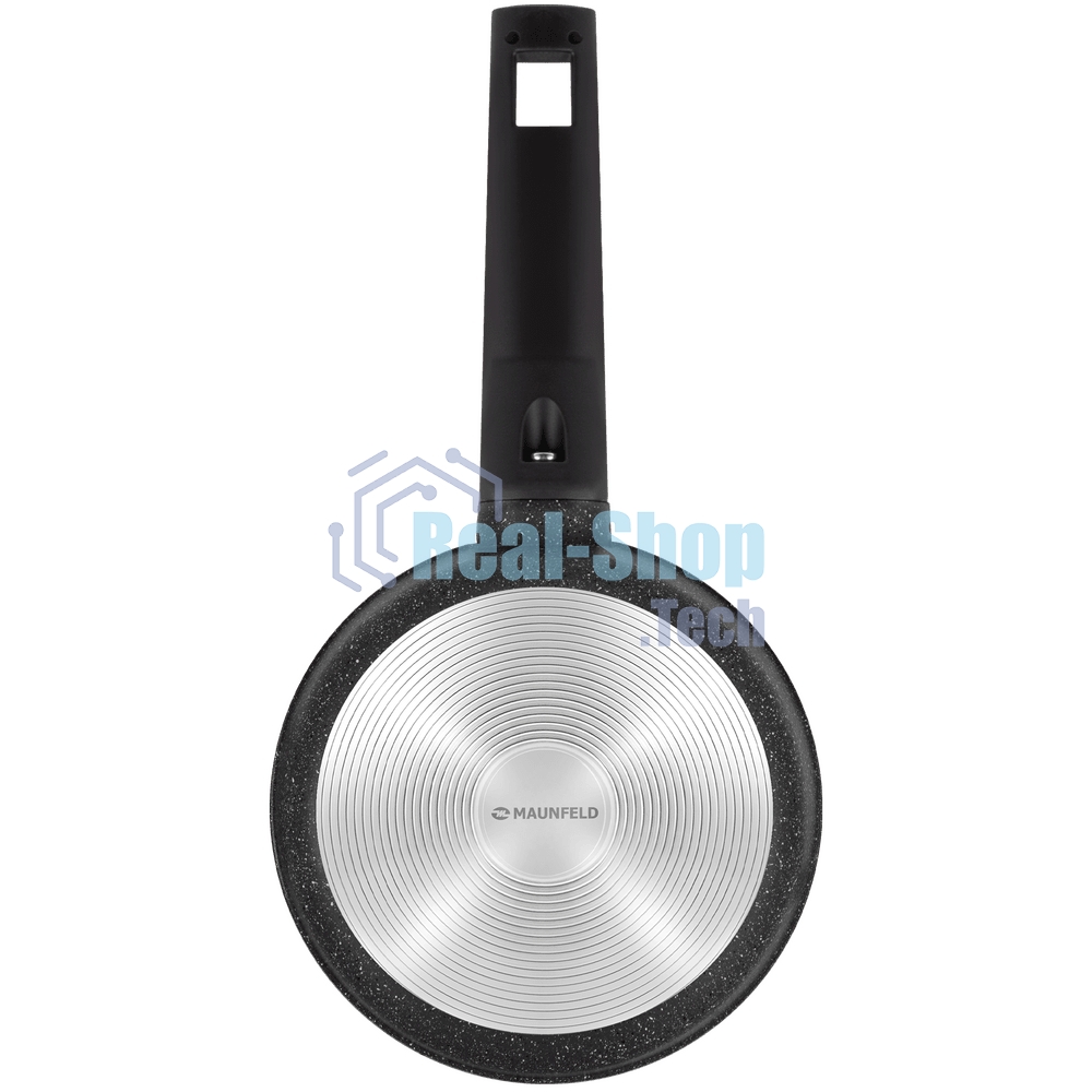 Ковш Maunfeld Galaxite MF18GLX01SP из литого алюминия со стеклянной крышкой, 18 см, 1,6 л