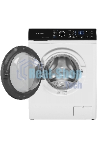 Стиральная машина c инвертором и паром Maunfeld MFWM127IWHT белый, загрузка фронтальная 7 кг, 1200 об/мин, класс: A+++
