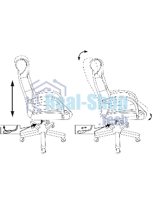 Кресло Бюрократ T-9928WALNUT Fabric Italia Green зеленый, ткань
