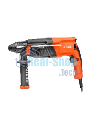 Перфоратор Patriot RH 243, SDS+, мощность 770 Вт, 2.6 Дж, 3 режима работы, макс.диаметр 24мм, глубиномер, кейс