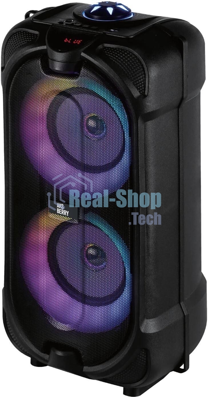 Портативная акустика AKSBERRY (6900305460018) AS-27 EchoBoom, черный