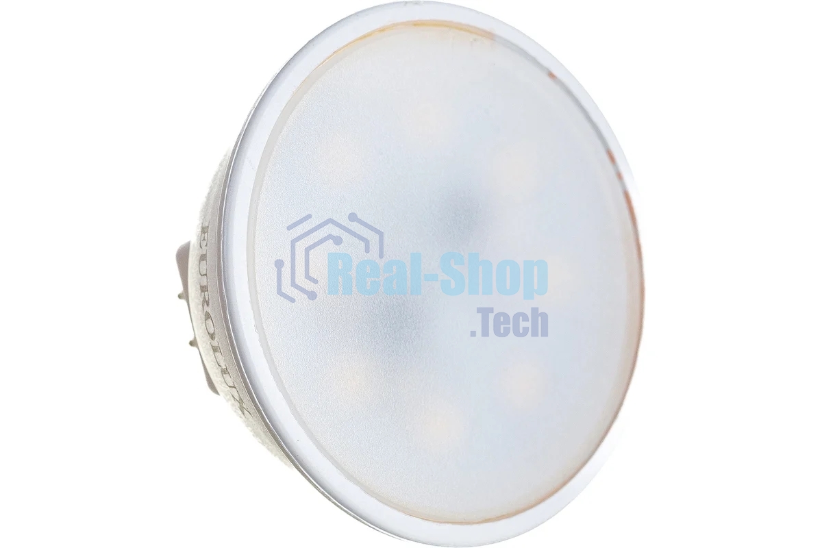 Лампа светодиодная EUROLUX LL-E-MR16-7W-230-4K-GU5.3 рефлектор