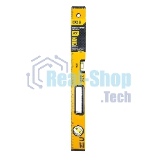 Строительный уровень Deli DL290500 500мм Алюминиевый сплав. Мягкая резина на обоих концах. Магнит для удобства эксплуатации. Измерение под углом 45°.