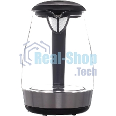 Чайник электрический Hyundai HYK-G2030 1.7 л, 2200 Вт, черный (корпус: стекло)